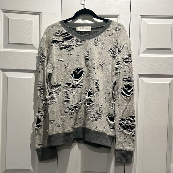 IRO Jeans Gray Sweatshirt, Size Large - Picture 1 of 9